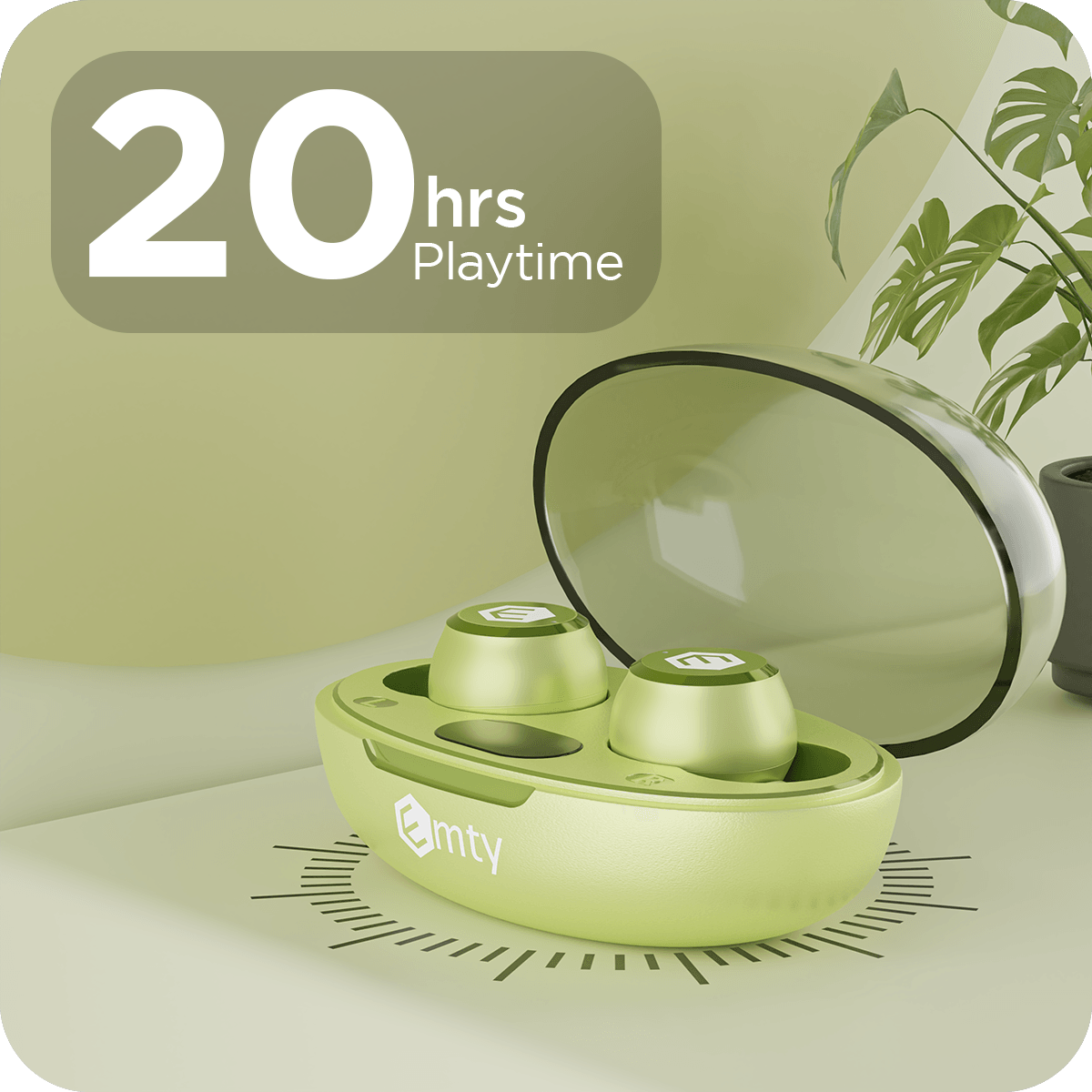 T28 Pro Earbud (Green) - Free Size