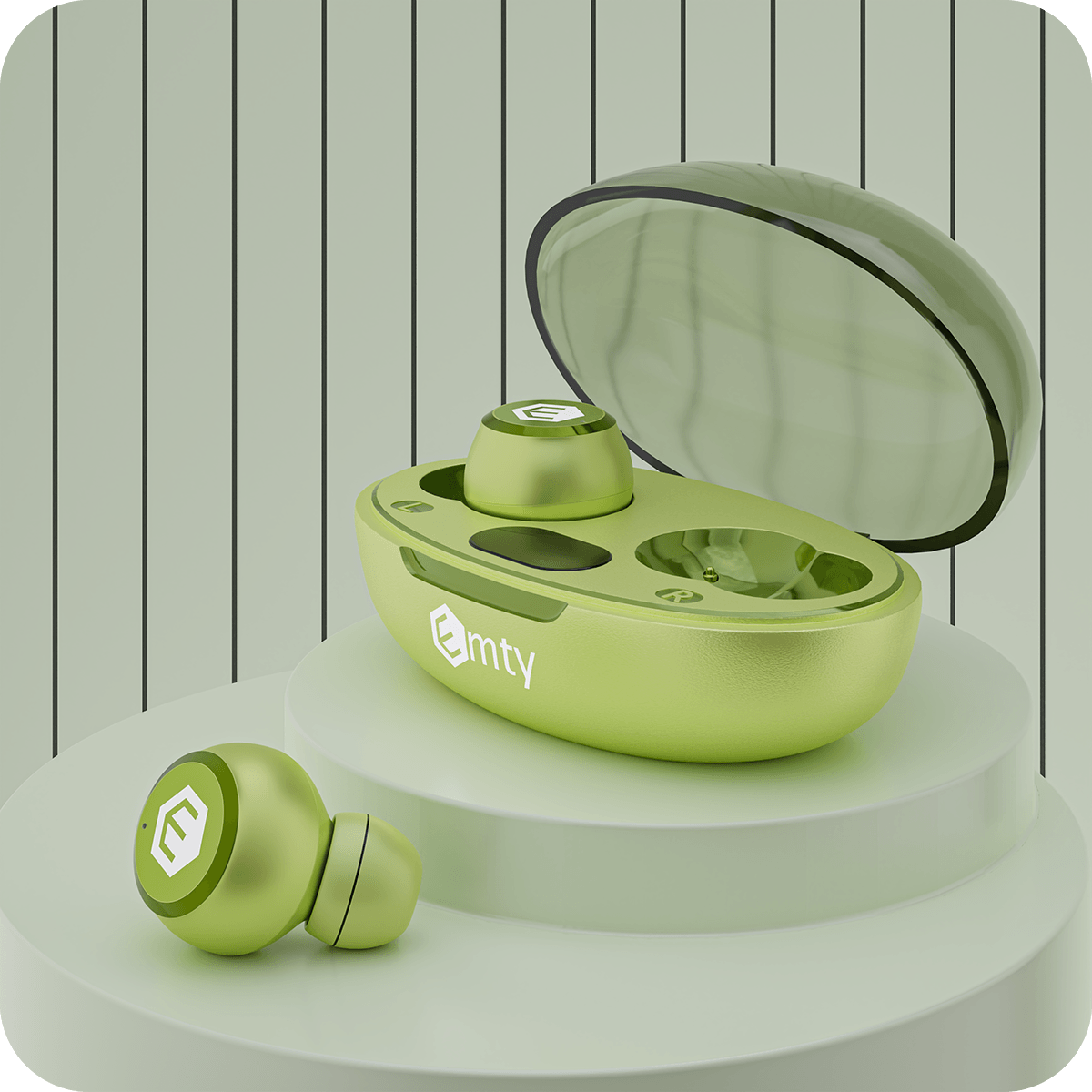 T28 Pro Earbud (Green) - Free Size