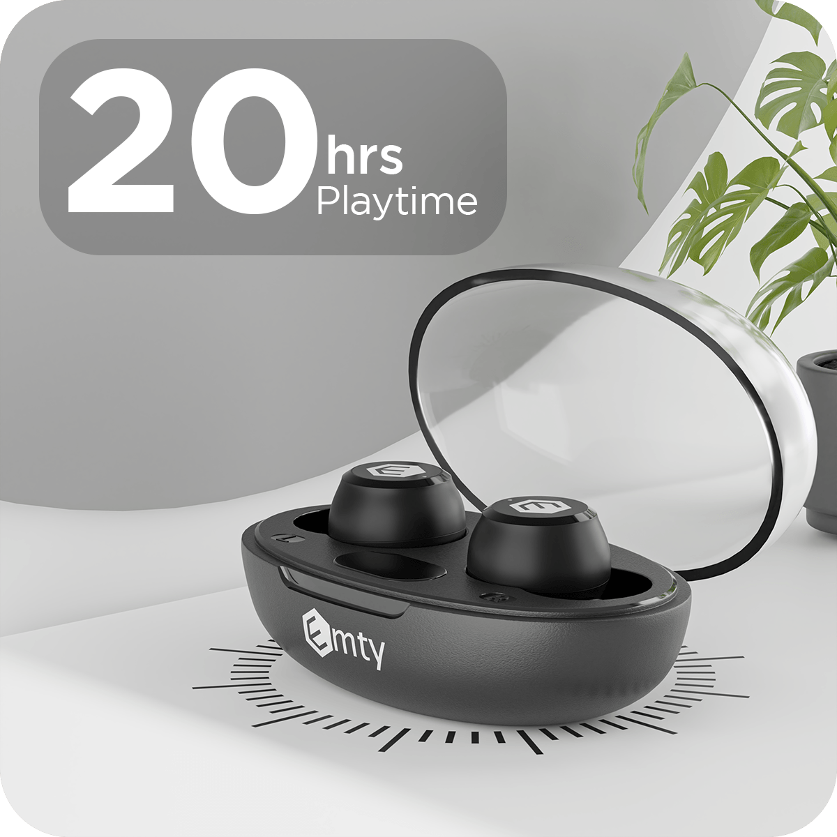 T28 Pro Earbud (Black) - Free Size