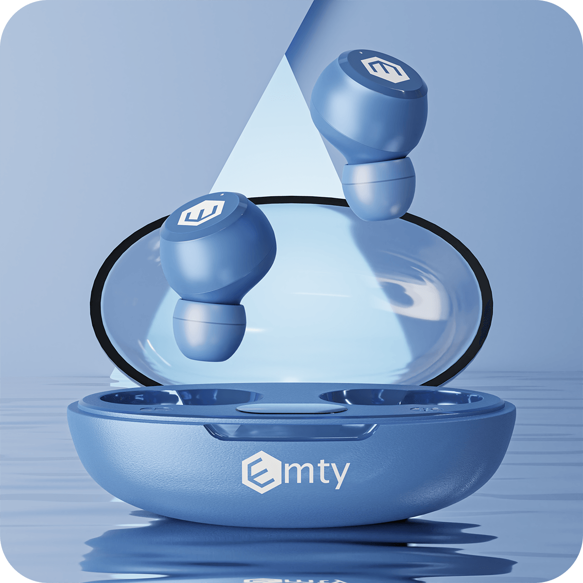 T28 Pro Earbud (Blue) - Free Size