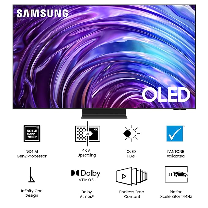 Samsung 4K OLED Smart TV (Graphite Black) - Free Size